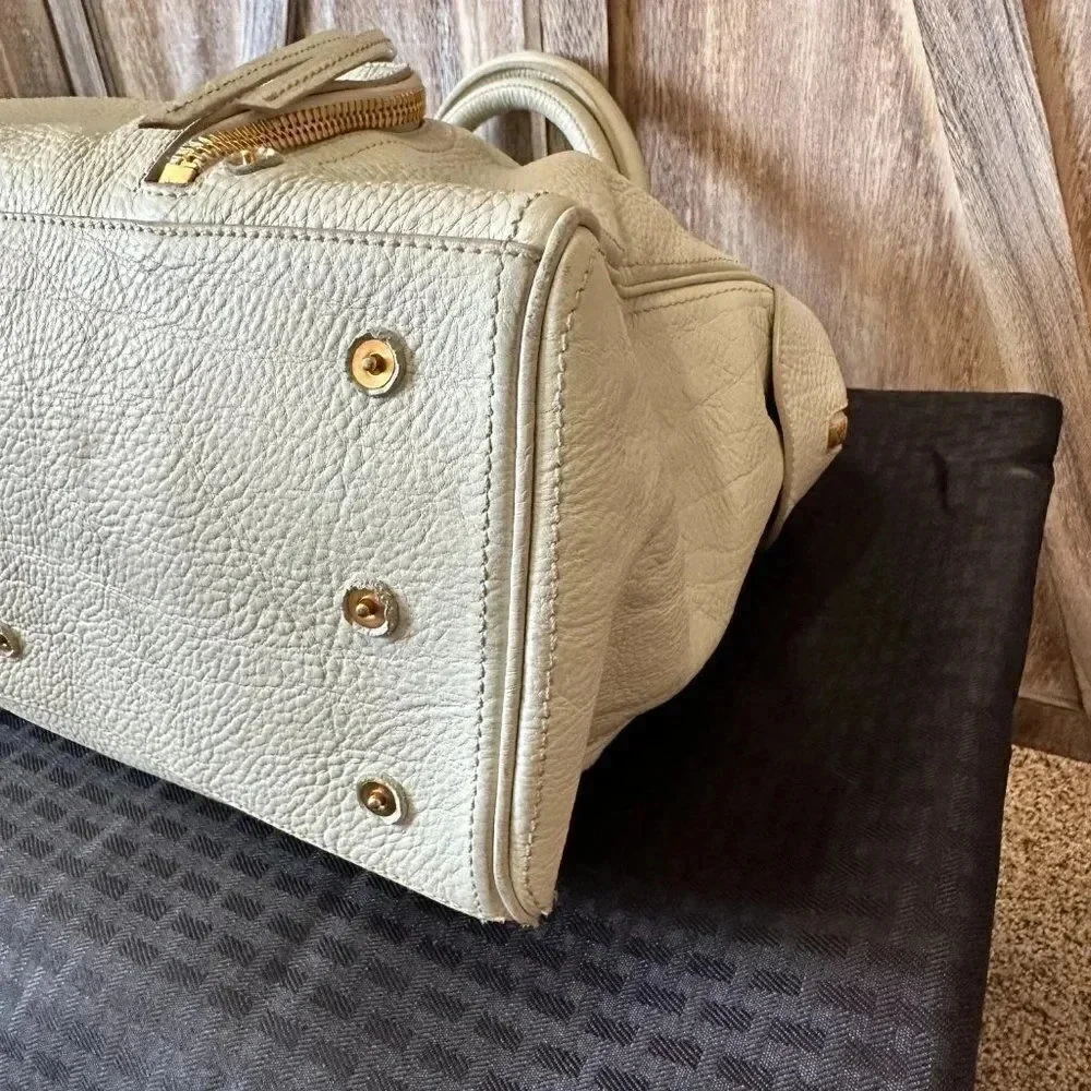 Gherardini 1885 Firenze Italian Pebbled Leather Tote Bag